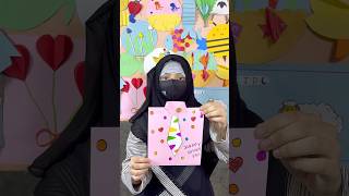 How to make father’s Day visiting  card paper craft short video idea #shorts #craft #viral