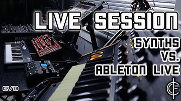 TECHNO LIVE with Ableton Live and Analog Synthesizers (Moog Sub 37, Behringer Neutron)