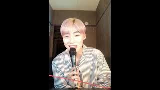 The Boyz Chanhee (New) Live 220312 singing to Day6 Zombie, Priority and Taeyeon