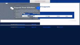 Kitchen Cabinet Design-  Viewing Saved Layouts