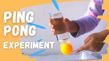 Fun experiment for kids 2020\Anti gravity experiment for kids\Ping pong experiment!!