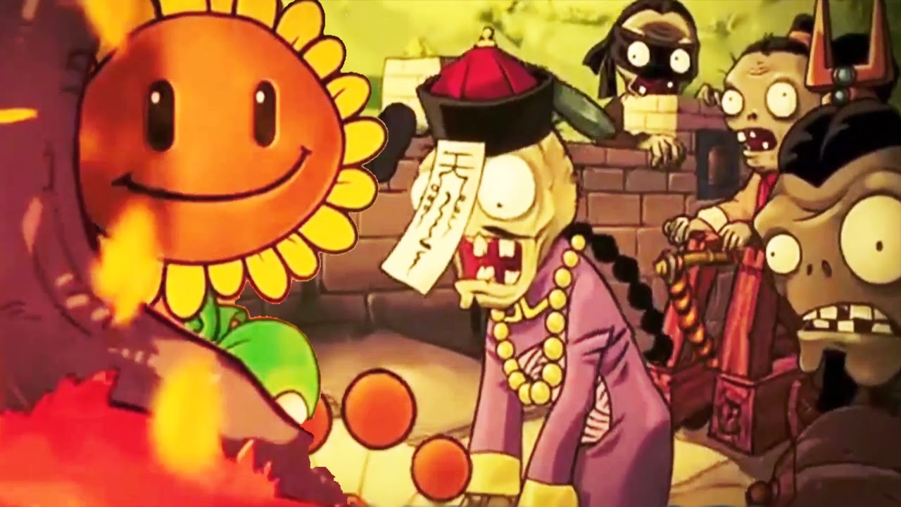 Plants Vs Zombies China Zombie Ancient Great Wall Cartoon Animation 植物大战僵尸