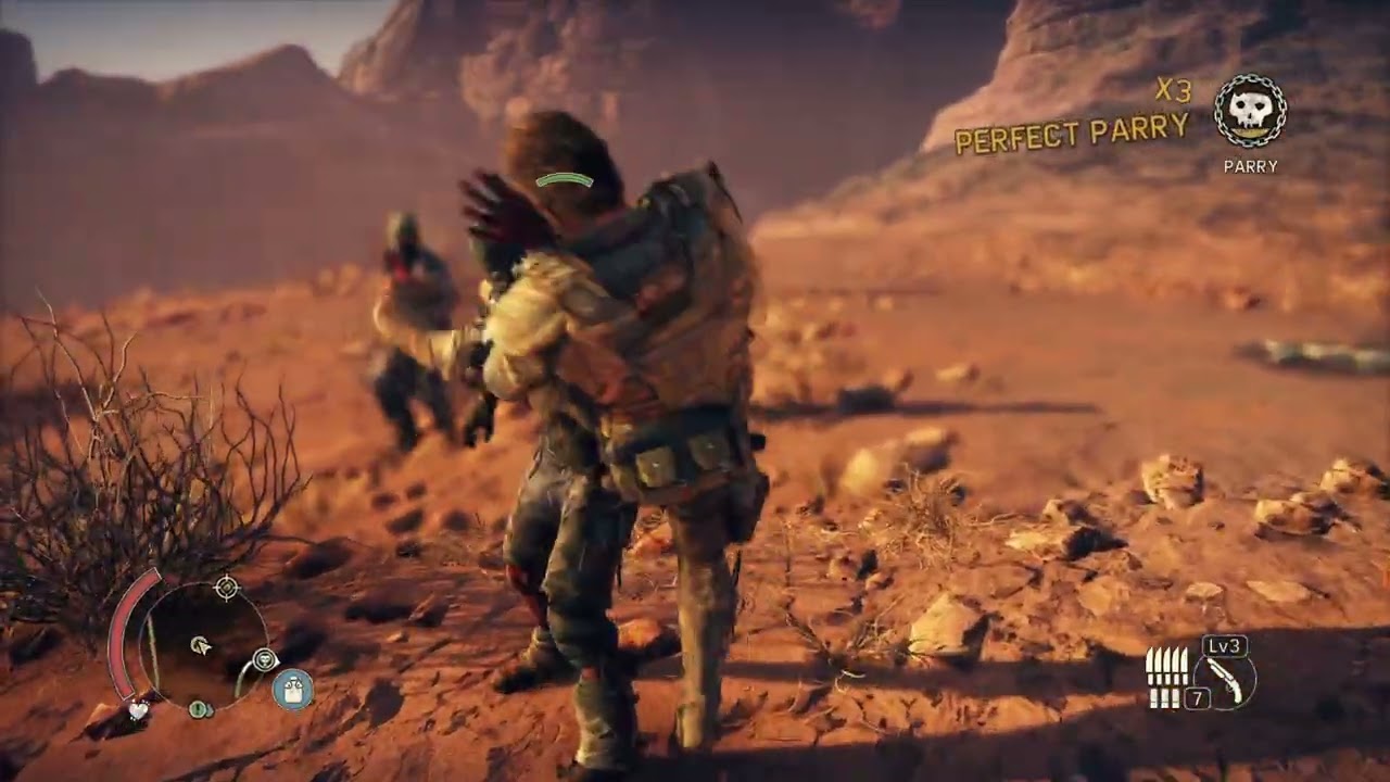 Driving gameplay + a rare attack move in Mad Max