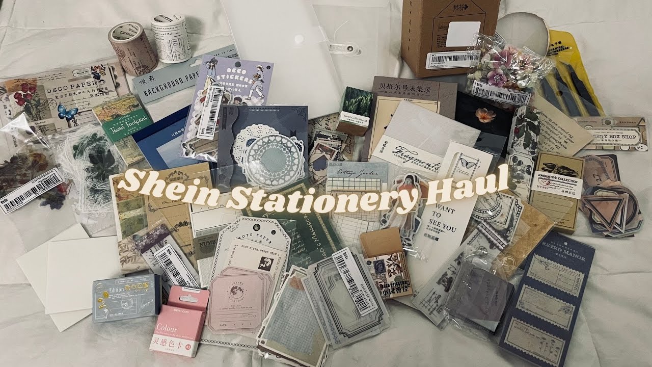 I spent $100 on Shein Stationery!