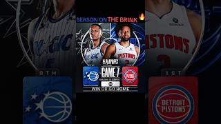 Orlando Magic vs Detroit Pistons GAME 7 CHAOS ⚔️🔥 WIN OR GO HOME… EVERYTHING ON THE LINE