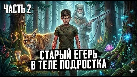 АУДИОКНИГА ПОЛНАЯ ★ СТАРЫЙ ЕГЕРЬ В ТЕЛЕ ПОДРОСТКА - ЧАСТЬ 2 ★ ПОПАДАНЦЫ
