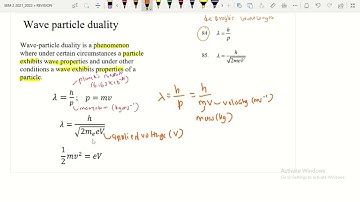Chapter 10: Wave Properties of Particle [Crash Course]