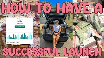 How To Have A Successful Launch ✨ Pre-Launch Strategy, Content To Post, Pricing Items, & More 🌷