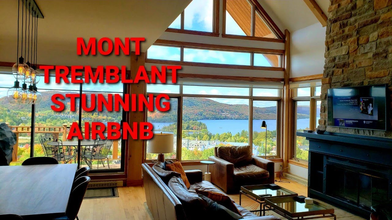 Best Airbnb in Mont Tremblant? Luxury Apartment w Vaulted Ceilings