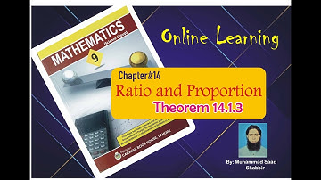 CHAPTER 14 Theorem 14.1.3
