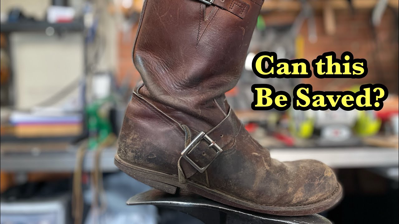 Red Wing Engineer boots Brought Back to live /Custom Resole - YouTube