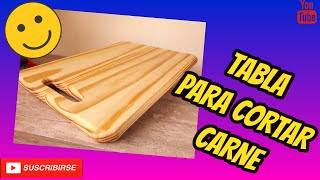 ✅✅COMO HACER UNA TABLA PARA CARNES PASO A PASO 🍖 /  curar Tabla para el Asado