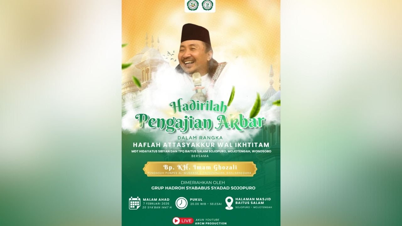 HAFLAH ATTASYAKUR WAL IKHTITAM MDT HIDAYATUS SIBYAN & TPQ BAITUS SALAM