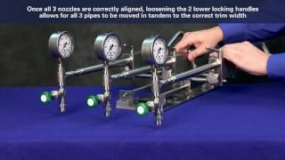 Multi Pipe Alignment Device for Paper Trimming Demonstration