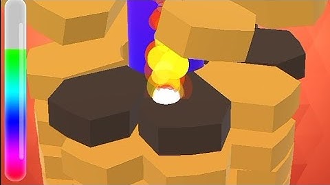 Drop Stack Ball- Helix Crash || Very satisfying and relaxing ASMR slicing game