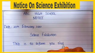 Notice On Science Exhibition || Essential Essay Writing || Notice Writing In English