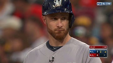 2016 ASG: Lucroy lines a single to left field