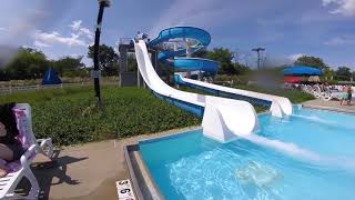 Cliffhanger-Steep Drop Slide | Hidden Creek Aquapark IL