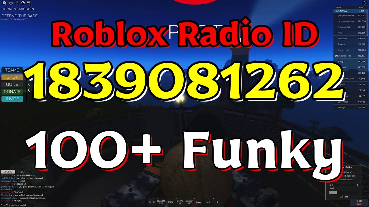 Funky Roblox Radio Codes/IDs - YouTube