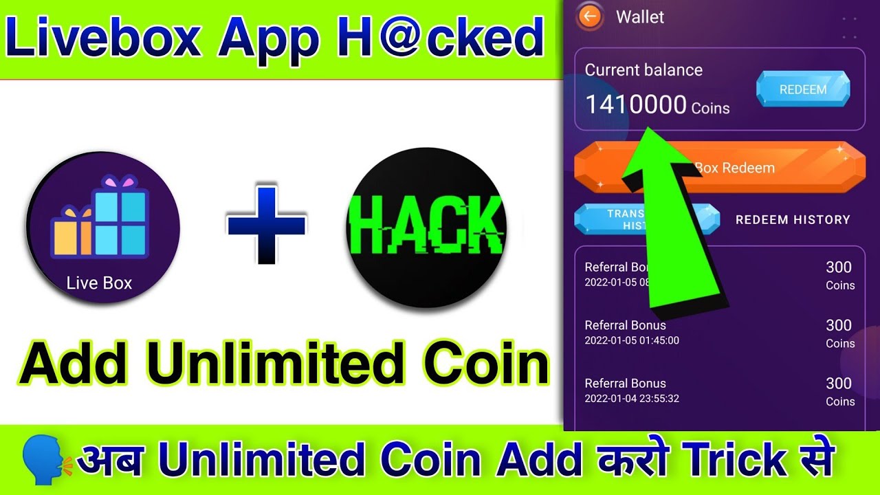💥 Live Box Coin Add Script || Live Box App New Trick || Live Box App Script || Fatafat Cash App ||