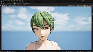 Daz3D Anime Character Face Tracking- First Test in Unreal 5.6
