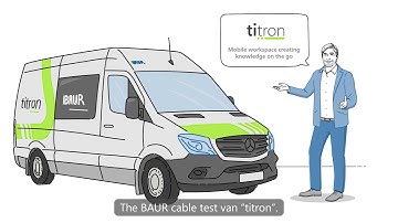 titron - The automatic cable test van (EN with EN subtitles) - BAUR explainer