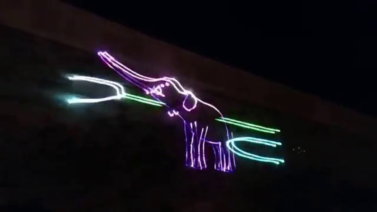 National Zoo Jingle Bells Laser Show YouTube