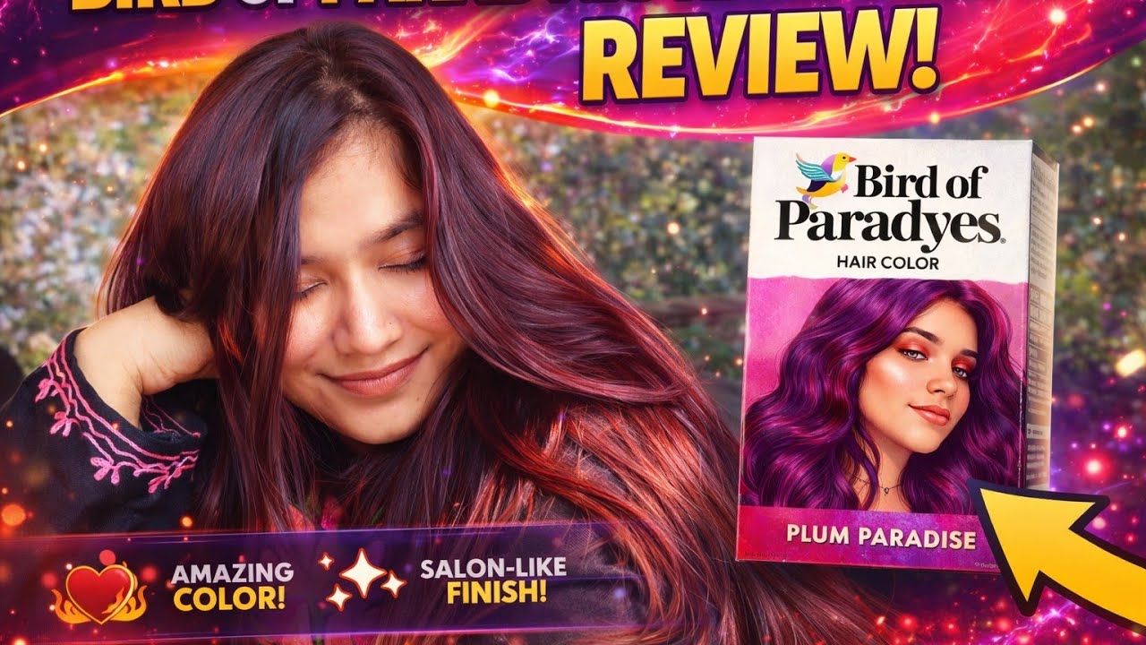Bird Of Paradyes Berry Plum Hair Color | Full Application Process & Results 💜 