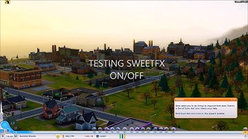 SWEETFX enabled in - SIMCITY - [running on Windows 8.1][ Improved graphics mod ]