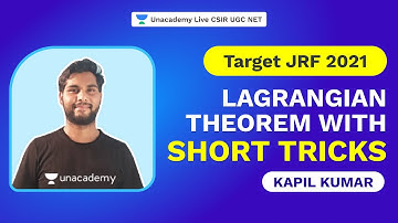 Target JRF 2021| Lagrangian Theorem with Short Tricks| Physical Science| Kapil Kumar