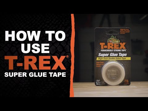 T-Rex Double Sided Super Glue Tape, 0.75 Inches by 5 Yards