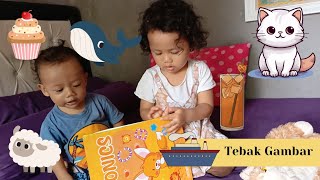 Tebak Gambar | Mengenal nama nama gambar dari buku mewarnai | Belajar sambil bermain