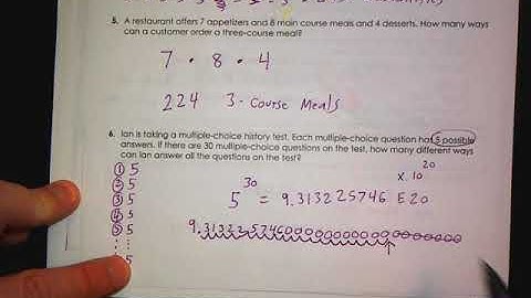 Use the Fundamental Counting Principle, Video B