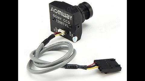 Aomway 1200tvl unboxing and latency test