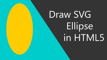 Draw SVG Ellipse in HTML5