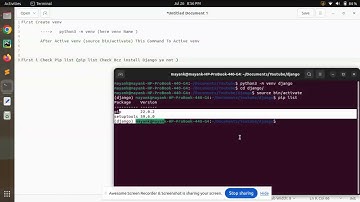 How to Install Django Via Venv  #django #python #pythonprogramming #devloper #like #share #subscribe