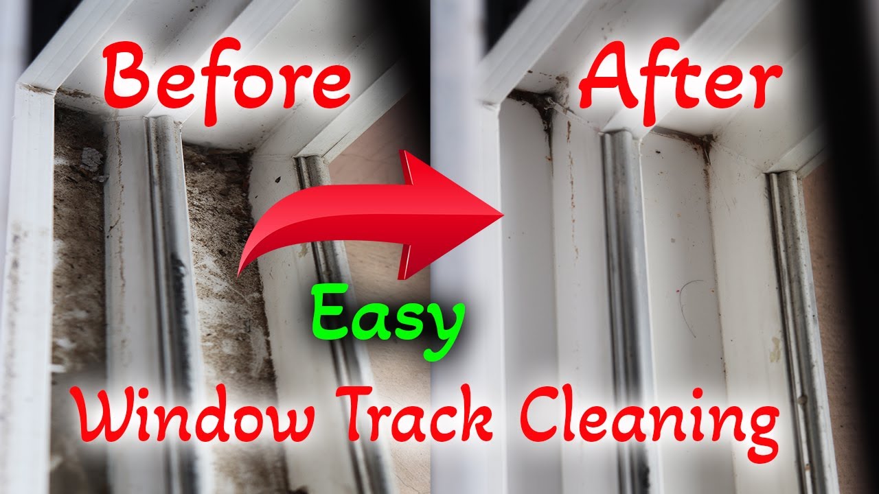 How to Clean Window Tracks Without Vacuum Cleaner 