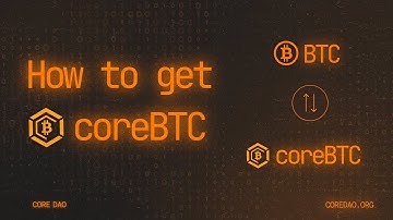 How to Get coreBTC on the Core Blockchain