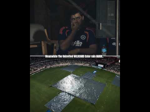 118 in 7 overs… then rain strikes.,🌧️👍💔