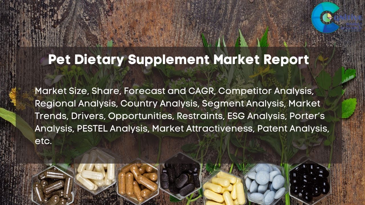 Pet Dietary Supplement Market Report 2024 | Forecast, Market Size, Growth, Trends