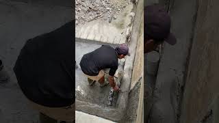 Pengecoran pipa bypass dari waterfall langsung ke chamber filter