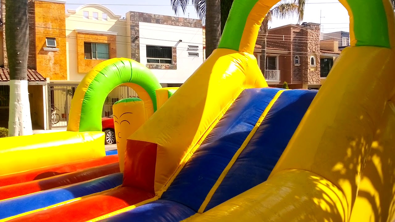 Brincolines para niños, interactivo 6 x 4 mts YouTube