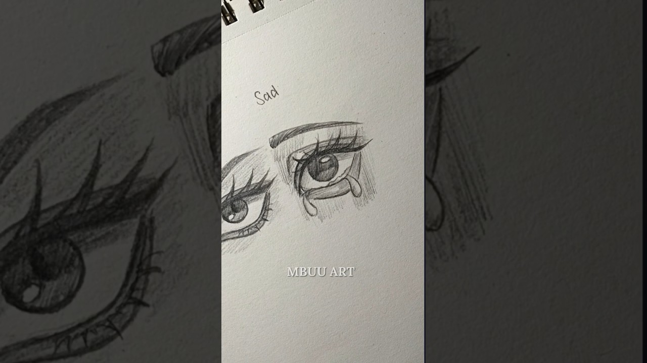 how to draw eyes✨ happy, angry, and sad #drawing #tutorial #howtodraw #eyes #shorts #art