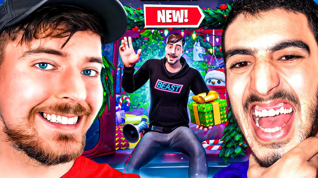 فورت نايت : أول مرة نجرب الشابتر الرابع🔥📈(مستر بيست!💰) | FORTNITE CHAPTER 4 is INSANE **MRBEAST😲**