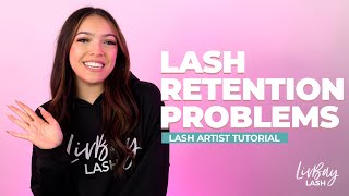 Lash retention problems - How to fix bad retention #lashartist #lashextensions #lashtech