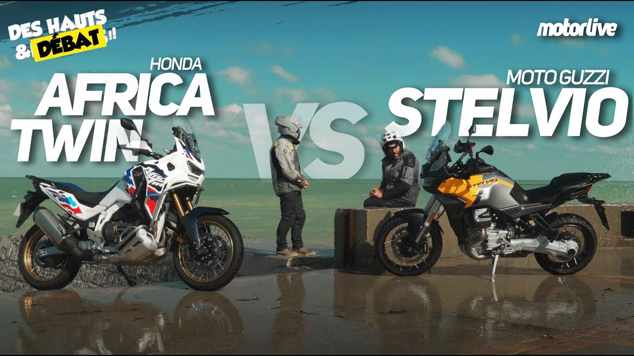 Comparatif maxitrail : tu prends l’Africa Twin ou la Stelvio ?