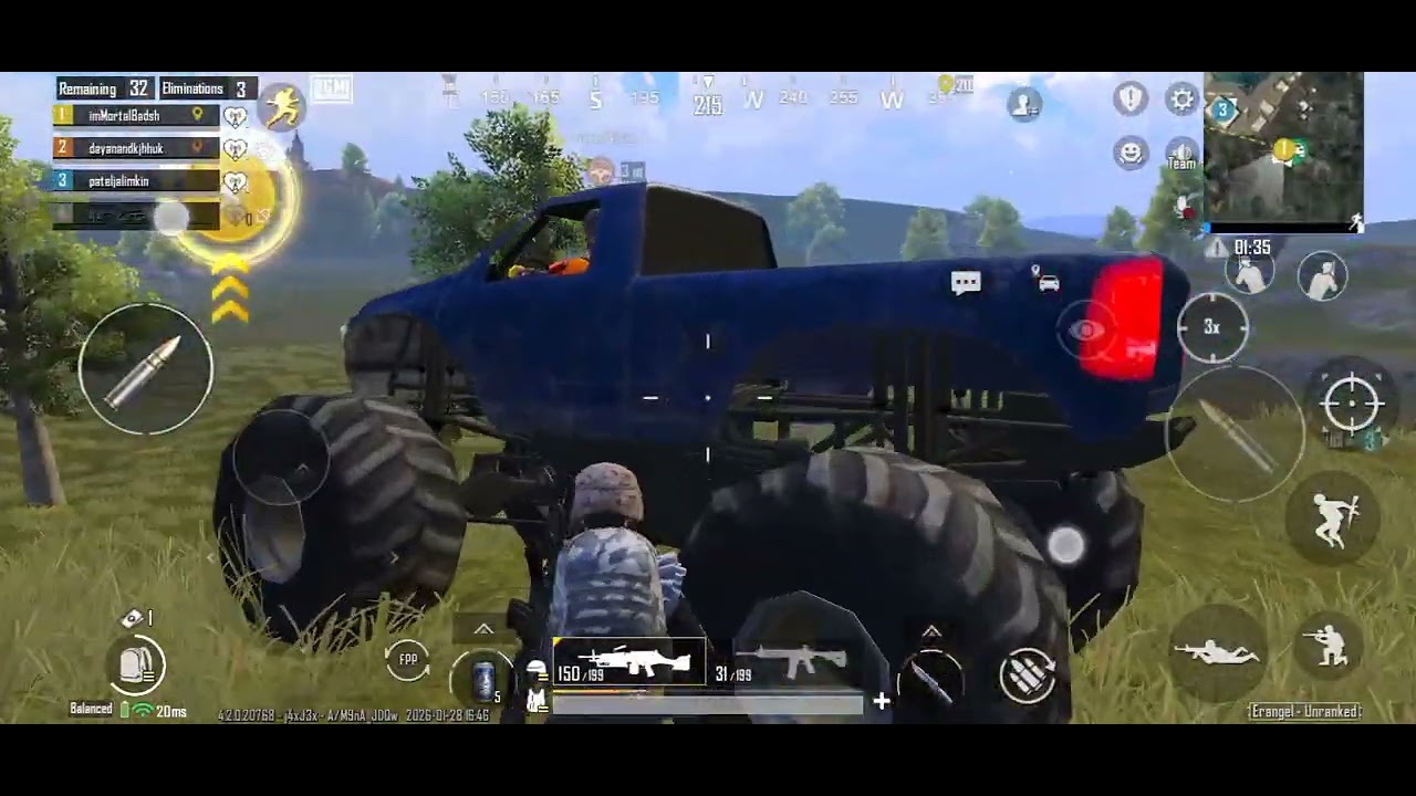 Chicken Dinner 🎉 PUBG Erangal ultimate team match 💥 Itne sarre kills 💥 Last tak dekhna 🎉