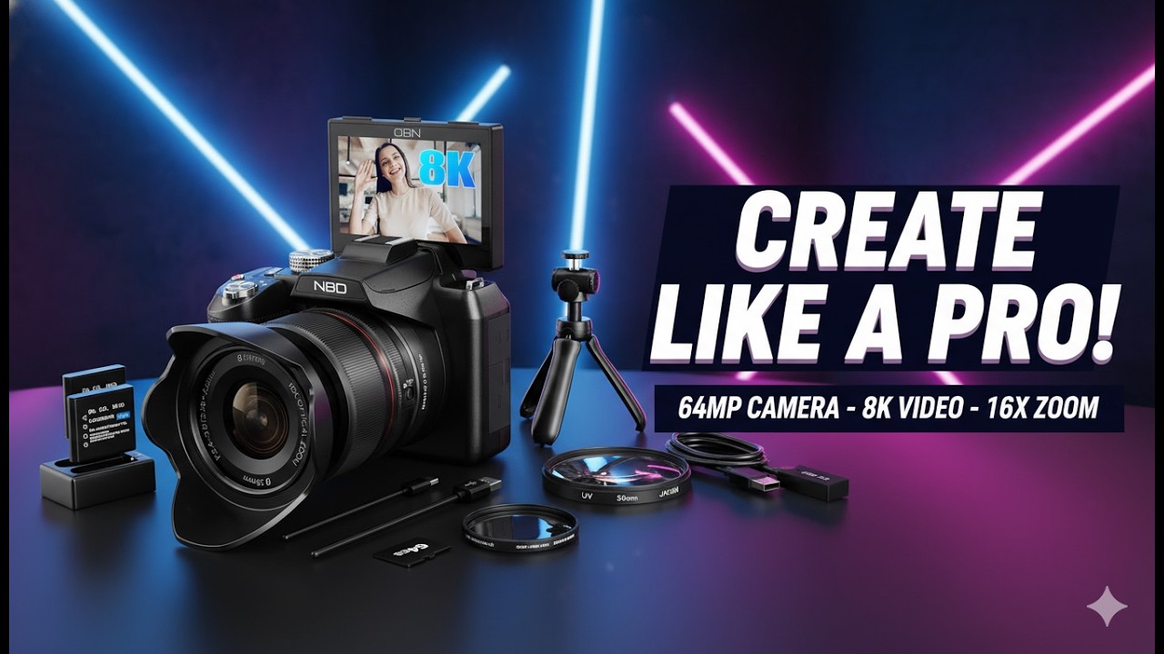 NBD 64MP 8K Vlogging Camera Review – Best Budget YouTube Camera