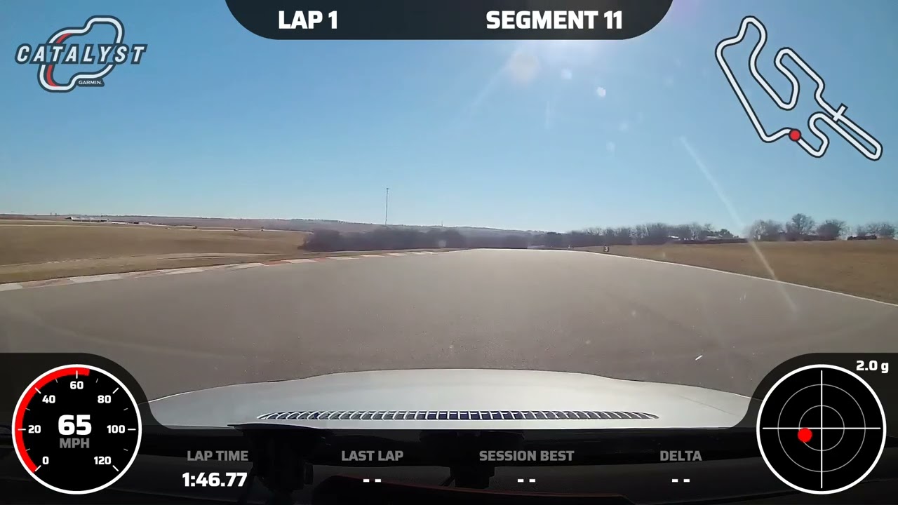 Eagles Canyon Raceway Apex Driving Academy - Alex Demonstrates How to Spin on Lap 1