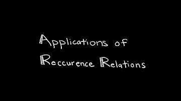 Discrete Math 8.1.1 Applications of Recurrence Relations
